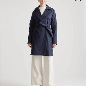 Quince Comfort Stretch Trench Coat